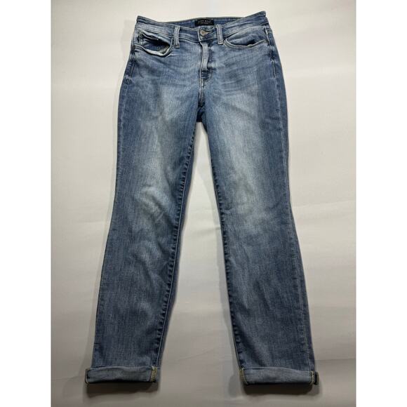 Judy Blue Women's Boyfriend Fit Blue Stretch Denim Jeans - Size 1 (27x27) - Picture 1 of 6